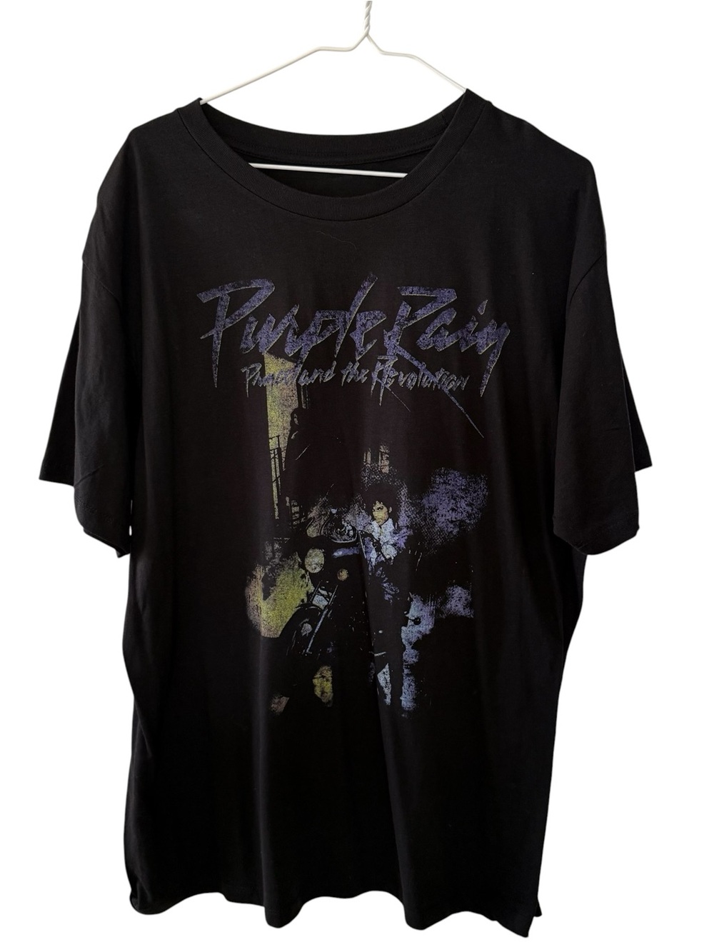 Vintage Prince Purple Rain Black T-Shirt Men’s Size Large and XL King of Pop